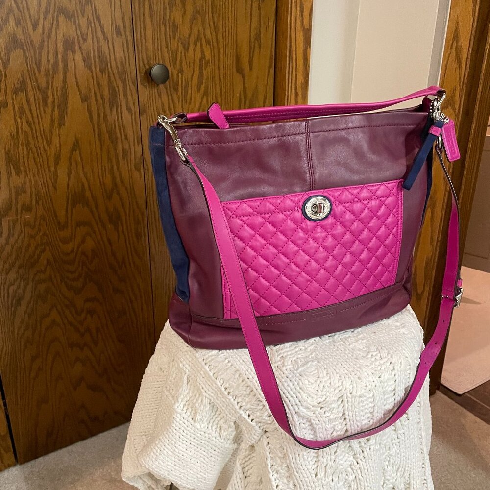 Coach Large Multi-Color Crossbody Bag
